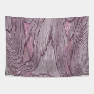 Mineral Pink Geology Pattern - Futuristic Modern Pattern Tapestry