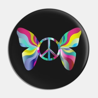 flying peace Pin