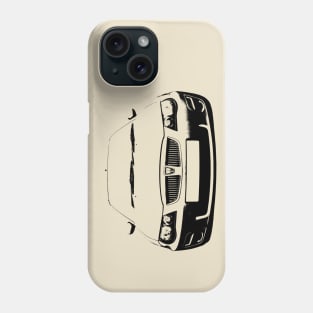 Rover 25 classic car monoblock black Phone Case