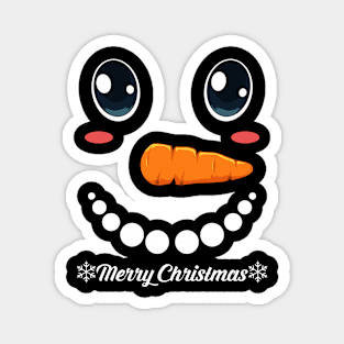 Snowman - Merry Christmas Magnet