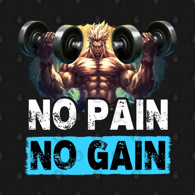 Gym Motivation Quotes - Anime Shirt by KAIGAME Art