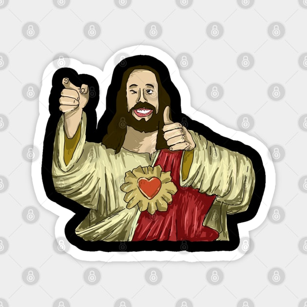 Cool Jesus Meme Magnet by DeathAnarchy