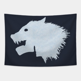 Ice Wolf Tapestry