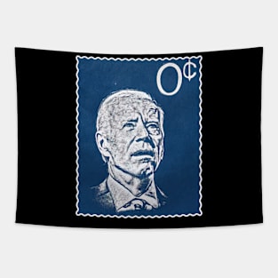 Funny Biden Stamp Zero Tapestry