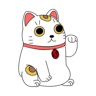 Lucky cat with beherit T-Shirt