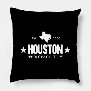 Houston Texas Space City Pillow