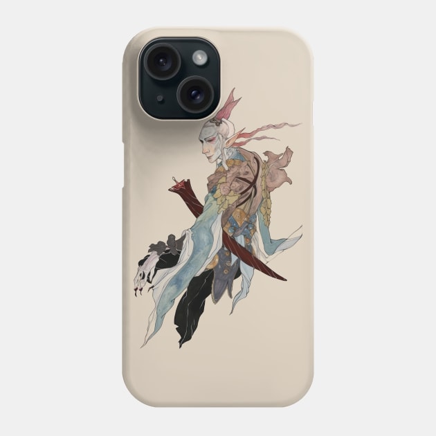 Elf Warrior Phone Case by TooplesArt