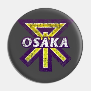 Osaka Municipality Japanese Symbol Distressed Pin