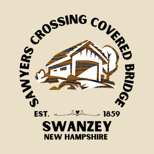 Sawyer crossing covered bridge T-Shirt