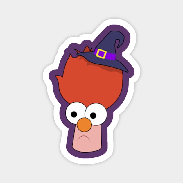 Halloween Baby Beaker Magnet by LuisP96