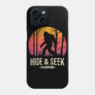 Bigfoot Hide and Seek Champion T Shirt Phone Case