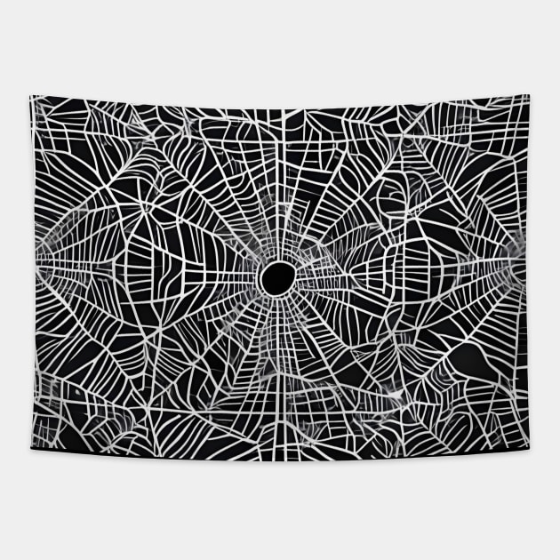 Spider Web Design Tapestry by CAutumnTrapp