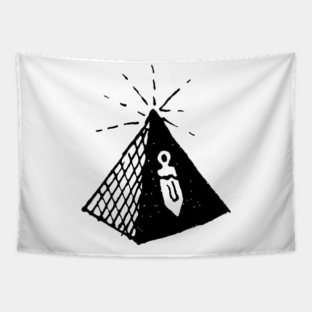 Sword and Pyramid Tapestry by Megatrip