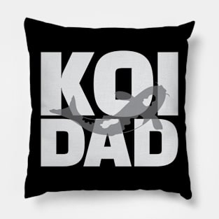 Koi Dad Koi Fish Design for Koi Pond Owners Pillow