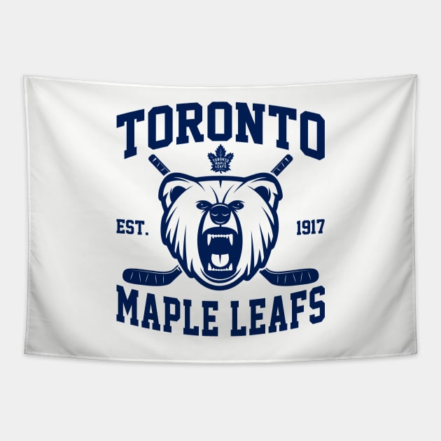 Toronto Maple Leafs Ice Hockey Tapestry by Leopards