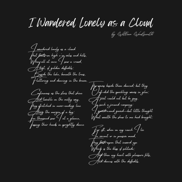 "I Wandered Lonely as a Cloud" by William Wordsworth by Poemit