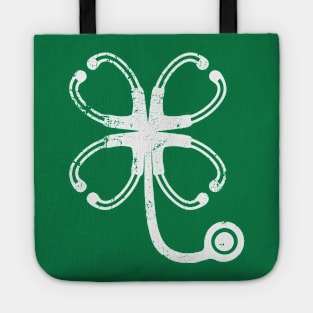 Shamrock Stethoscope Nurse St Patrick's Day Tote