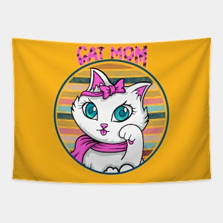 Cat pinky Mom Mythic Tapestry