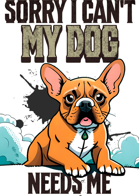 Sorry I can't My Dog Needs Me Kids T-Shirt by Cheeky BB