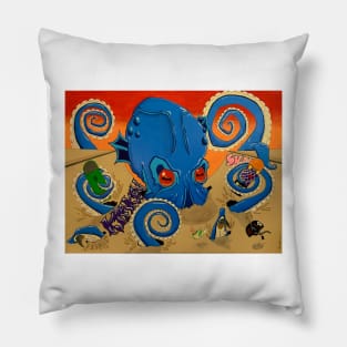 Halfpipe Kraken Pillow