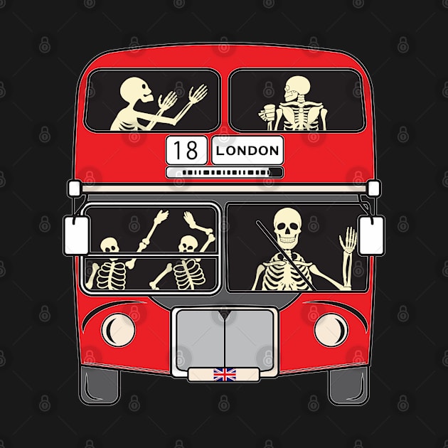 Double Decker Bus - Skeleton Crew by TaraGBear