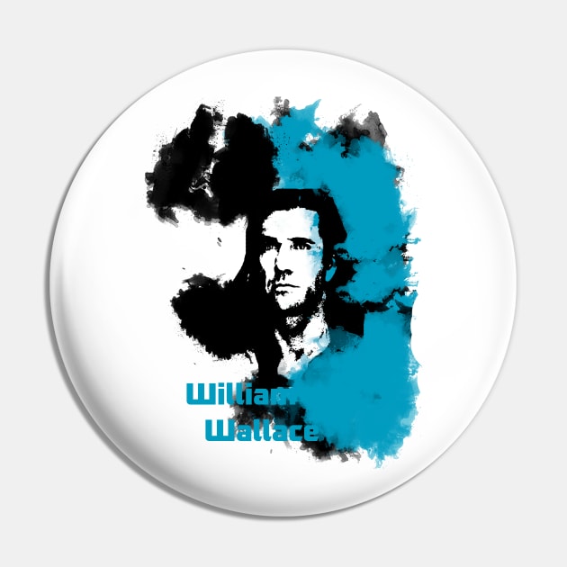 William Wallace blue Pin by Clathrus