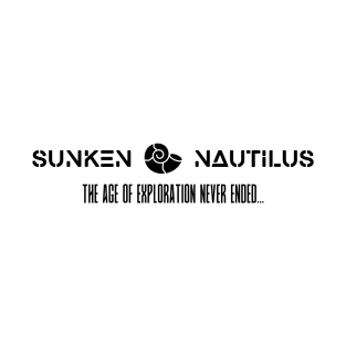 Sunken Nautilus (Black Logo) T-Shirt