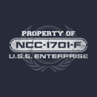 Vinage Property of NCC1701F T-Shirt