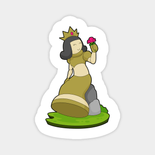 Chess piece Queen Flower Chess Magnet