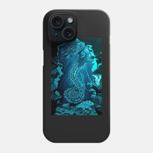 Deep Sea Serpent Creature Phone Case