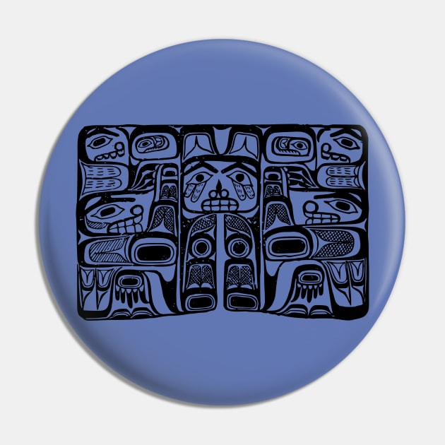 Haida Block Pin by OHH Baby