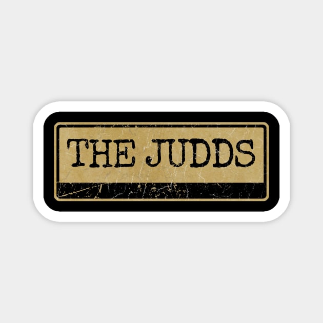 Aliska, text black retro - The Judds Magnet by Aliska