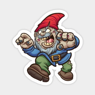 Zombie gnome Magnet