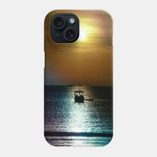 Sunset sky over the sea Phone Case