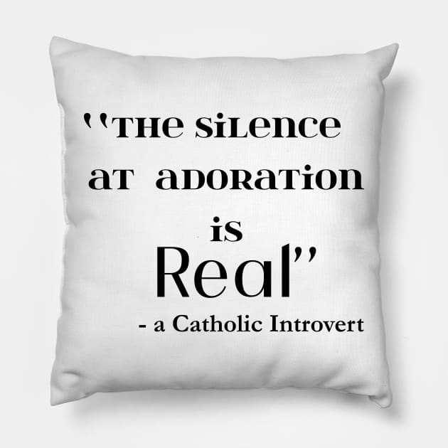The Adoration of an introvert Pillow by Praiseworthy Essentials