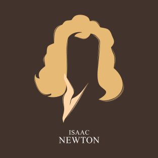 Isaac Newton - Minimalist Portrait T-Shirt