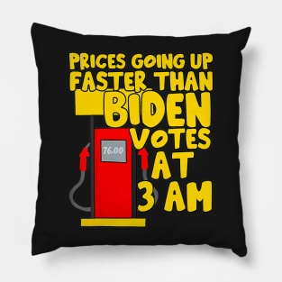 Gas prices are going up faster than Biden votes at 3 am Pillow