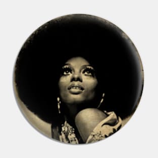 Diana Ross Vintage Pin