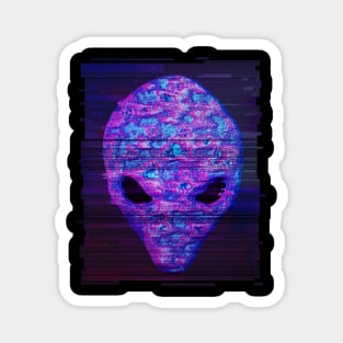 Alien Ufo Halloween Magnet