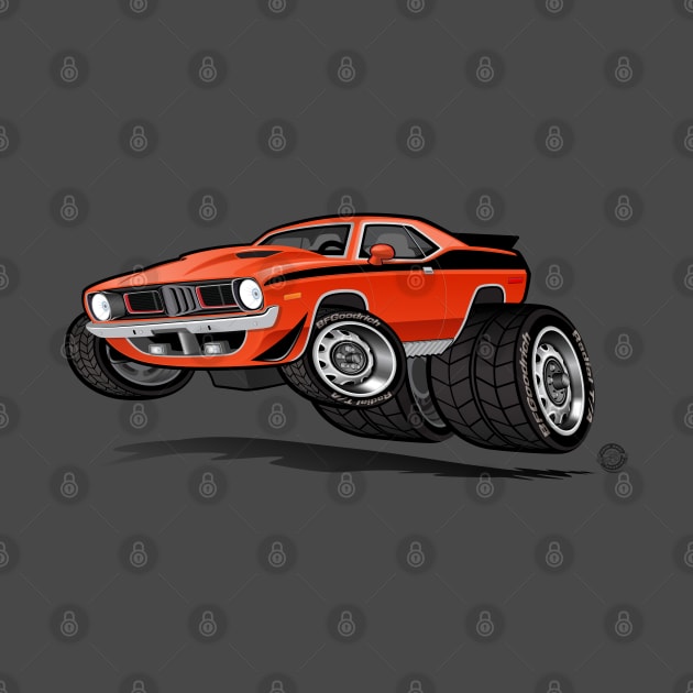 72 Hemi Cuda by Goin Ape Studios