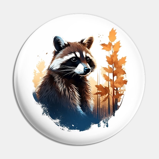 raccon Pin by boxermaniac