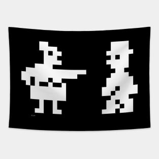 Jet Set Willy and Maria - ZX Spectrum 8-bit Legend Tapestry