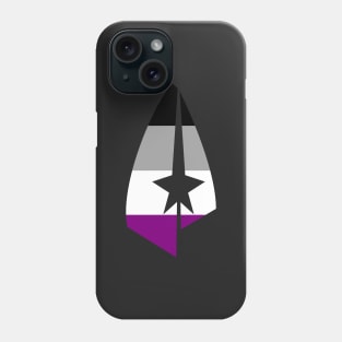 Pride Asexual Treksphere Logo Phone Case