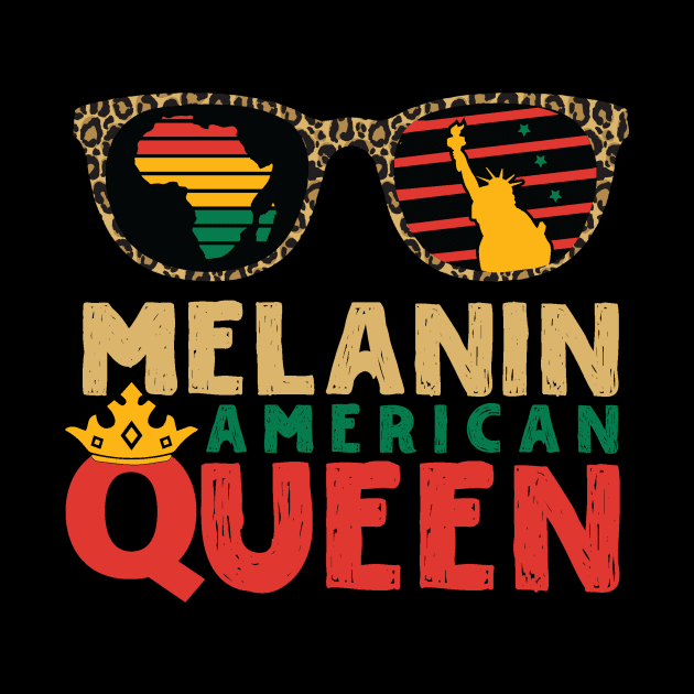 Melanin American Queen by Teewyld