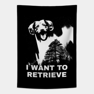 I Want to Retrieve X-Files Poster Parody Tapestry