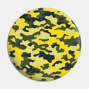 YELLOW CAMO DESIGN, PASTEL COLOR Pin