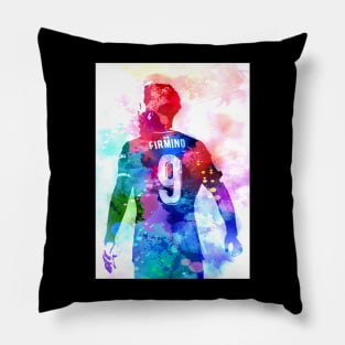 Roberto Firmino Watercolor Pillow