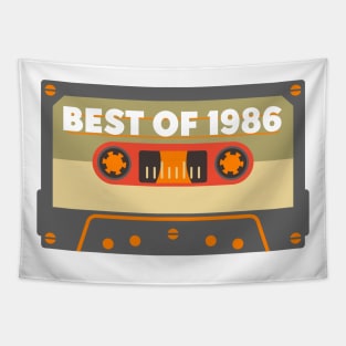 Best of 1986 Vintage Retro 34 years Old Birthday Gift idea Tapestry