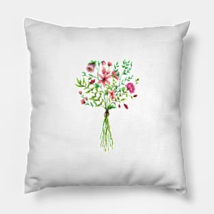 Wildflowers - Pink Pillow