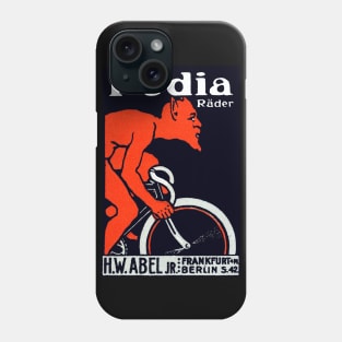 1920 Devil riding his Bicycle Phone Case